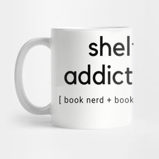 Book Nerd + Bookshelves Mug